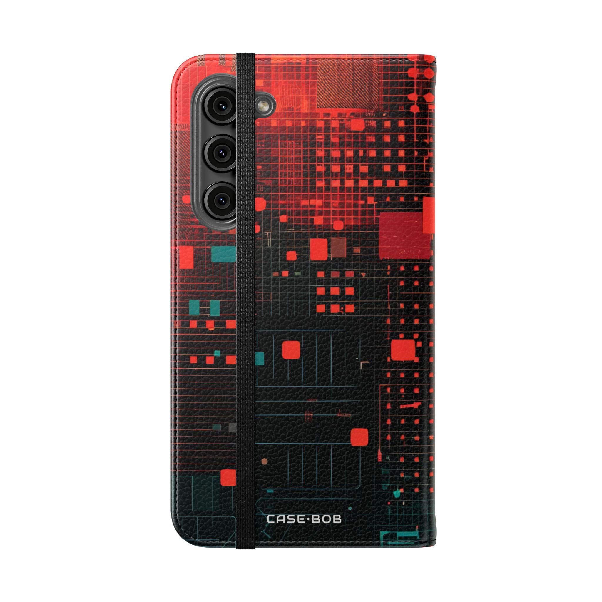 Crimson Circuit - Samsung S23+ Case - Wallet