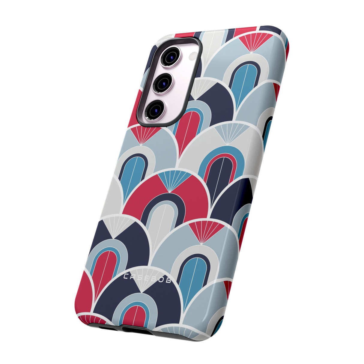 Blue Retro - Protective Phone Case