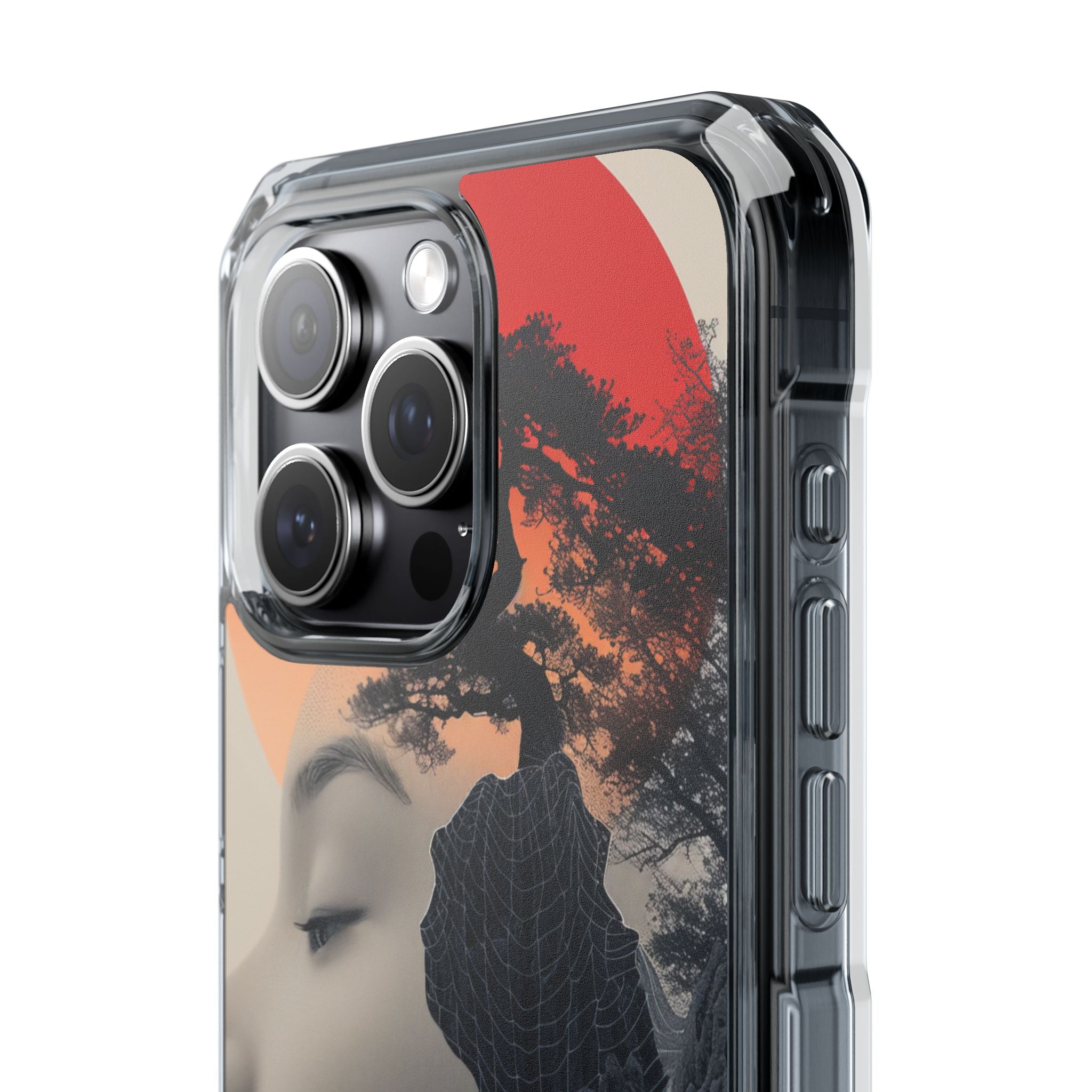 Surreal Zen Harmony iPhone 15 - Clear Impact Phone Case