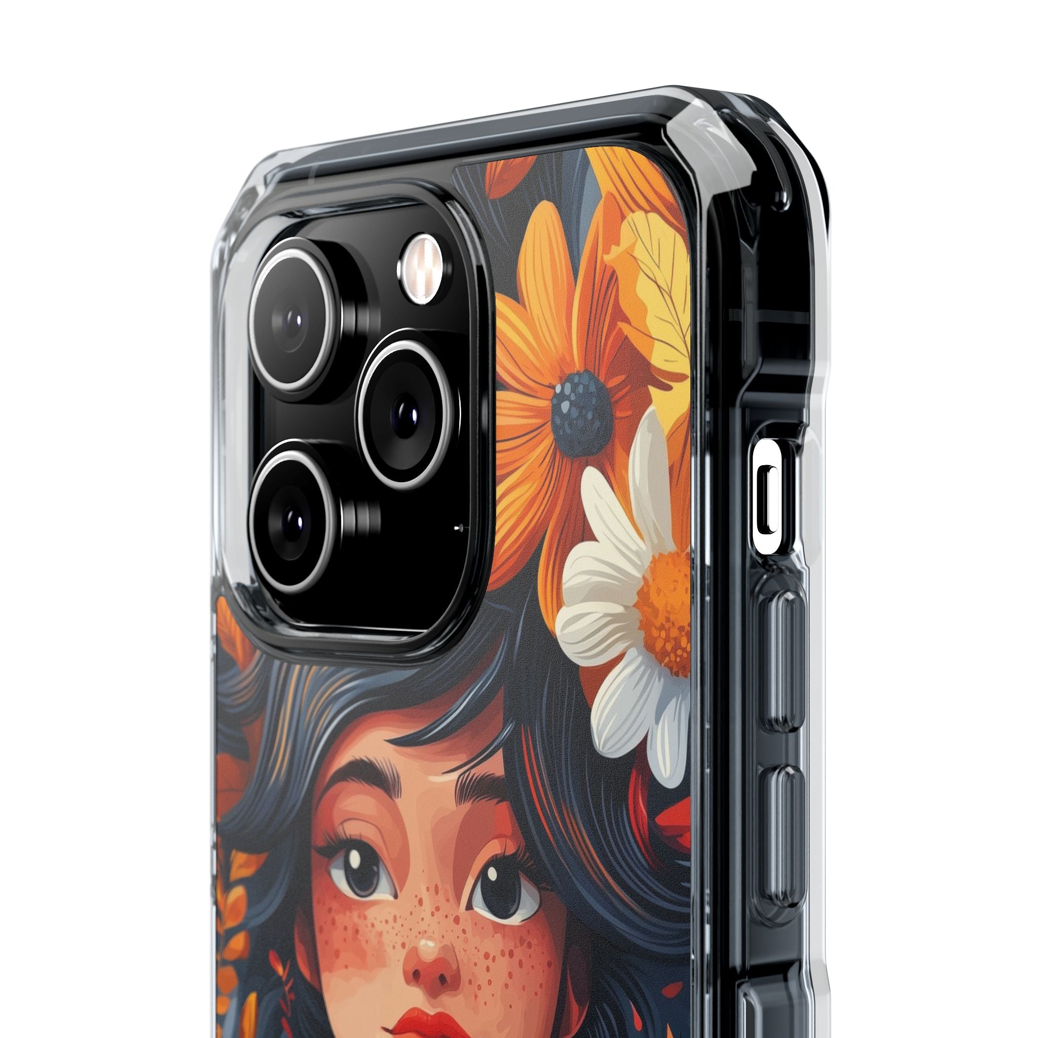 Floral Girl Smiles iPhone Case - Impact