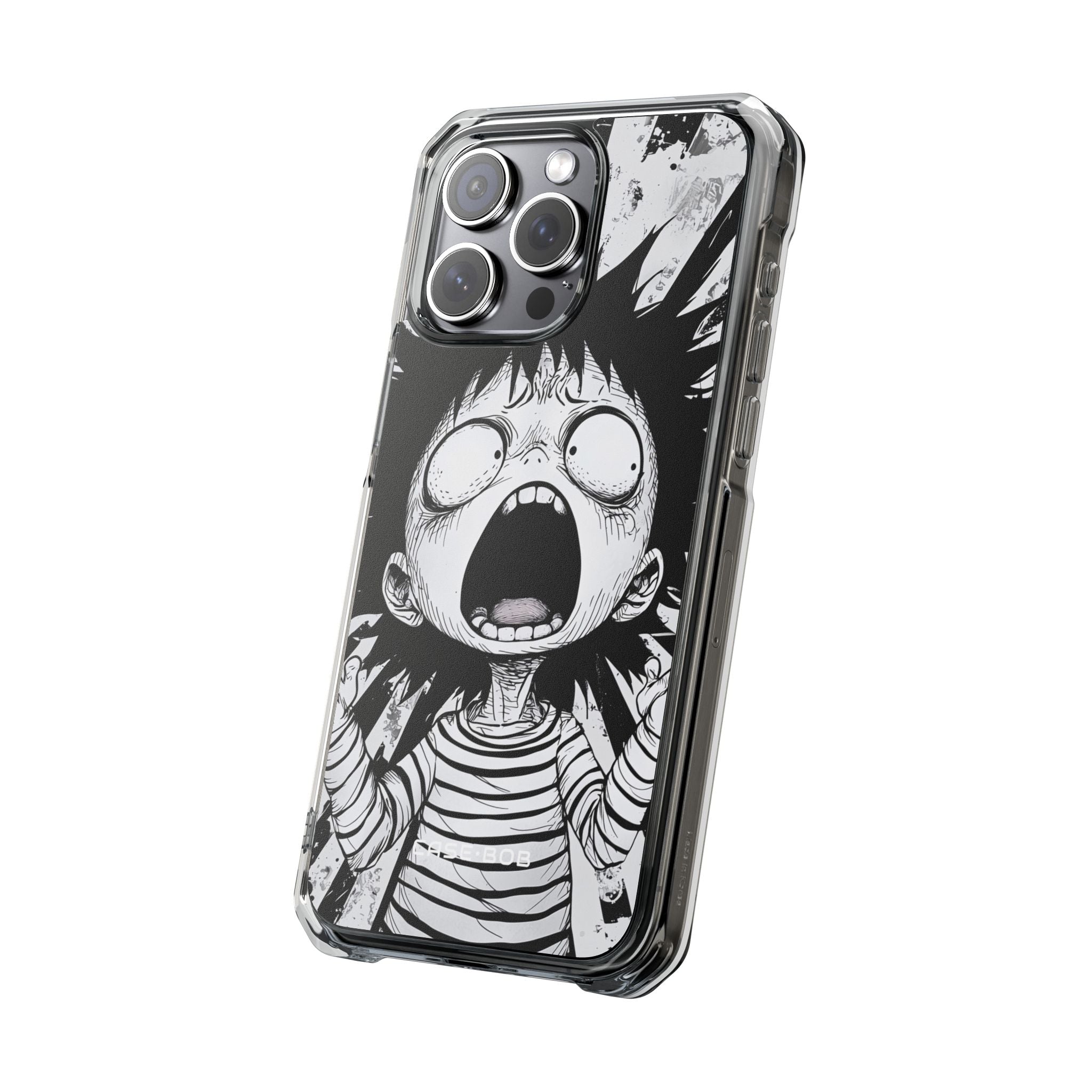 Screaming Stripes iPhone 15 Pro Max Case - Impact