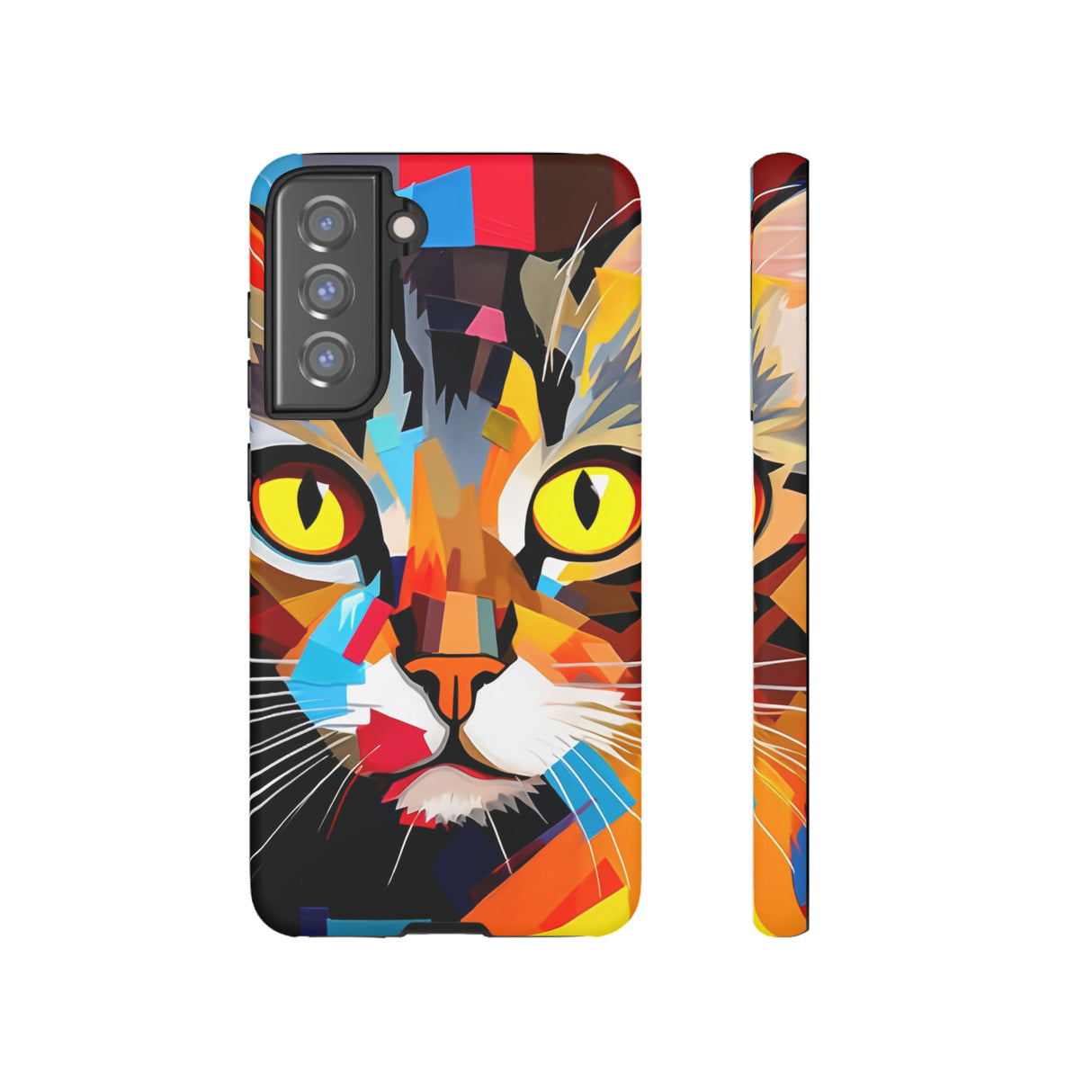 Abstract Kitty Palette Samsung Case (Protective)