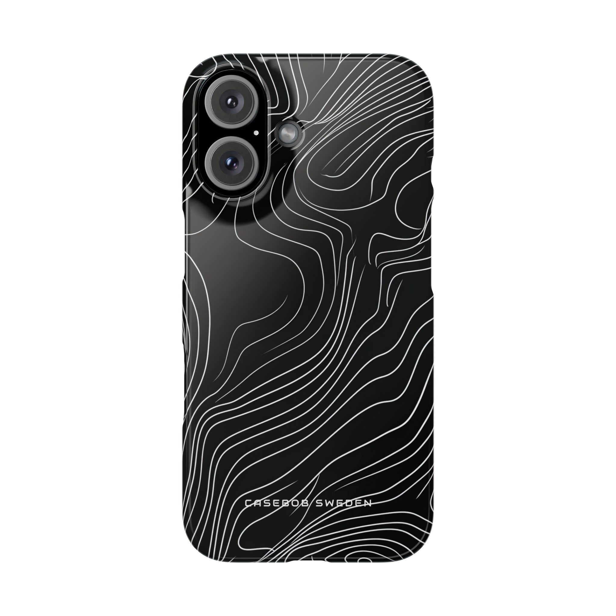 Contour Waveform Flow iPhone 16 - Slim Phone Case