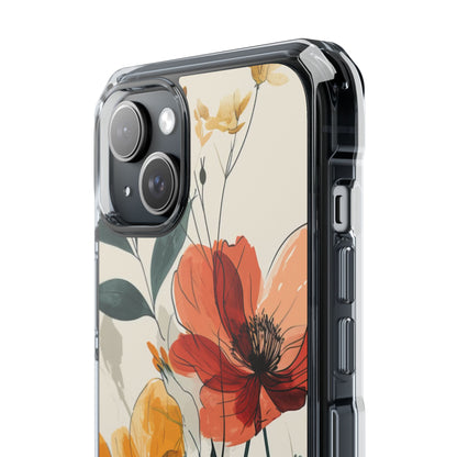 Serene Floral Harmony - Phone Case for iPhone