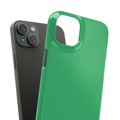 Medium Sea Green iPhone 15 - Slim Phone Case