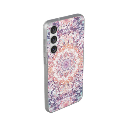 Purple Pink Mandala - Flexi Samsung S23 Phone Case