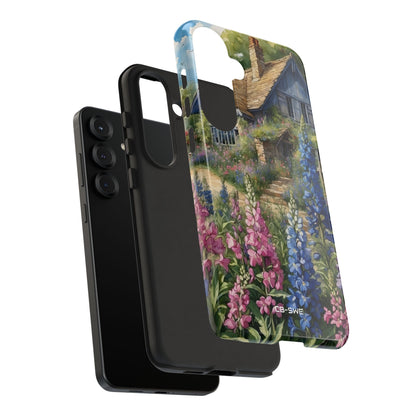 Cottage Surrounded Blossoms - Samsung Case