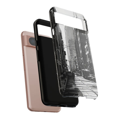 Urban Cityscape Line Perspective Google Pixel 8 - Tough Phone Case