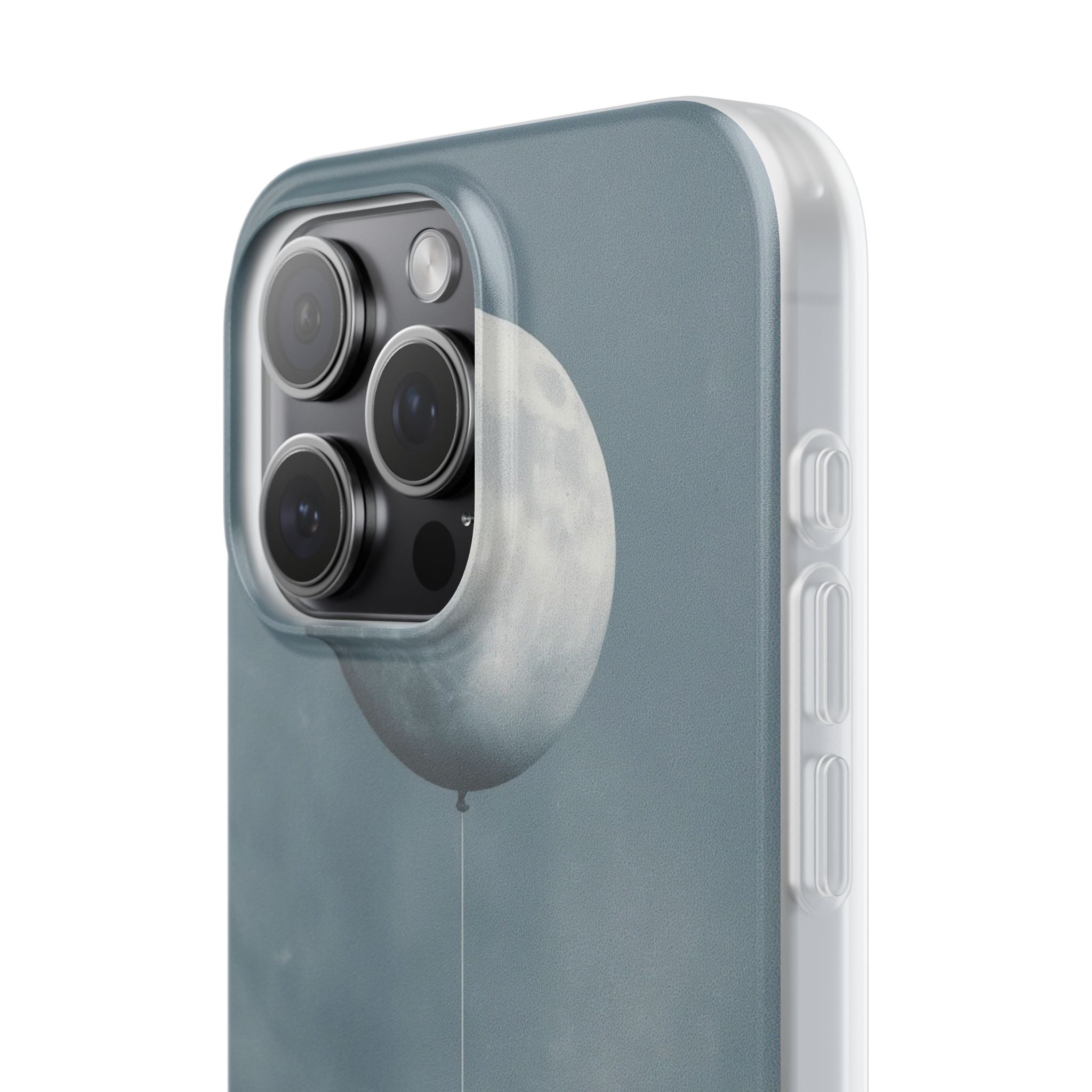 Moon Balloon iPhone 15 Pro Max Case - Soft