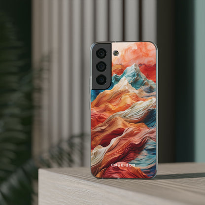 Fabric Peaks Cream Samsung S22 - Soft