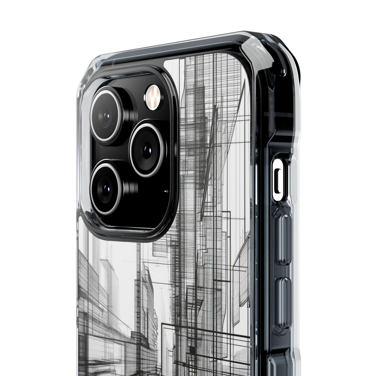 Architectural Maze - Phone Case for iPhone (Clear Impact - Magnetic)