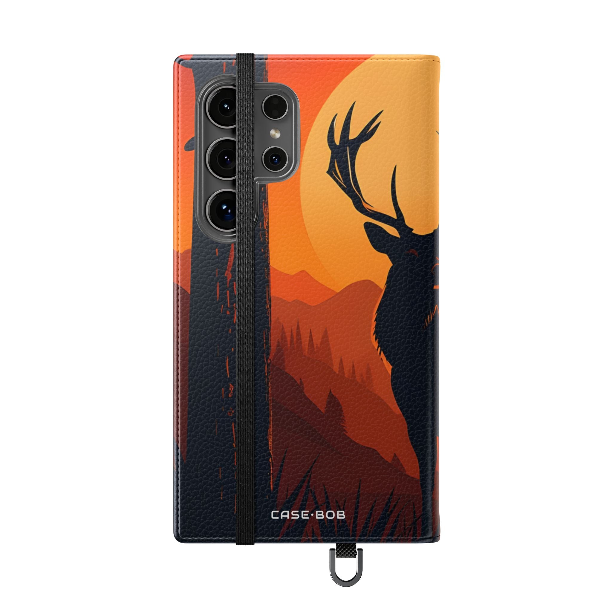 Stag Sunset - Samsung S24 Ultra Case - Portemonnee
