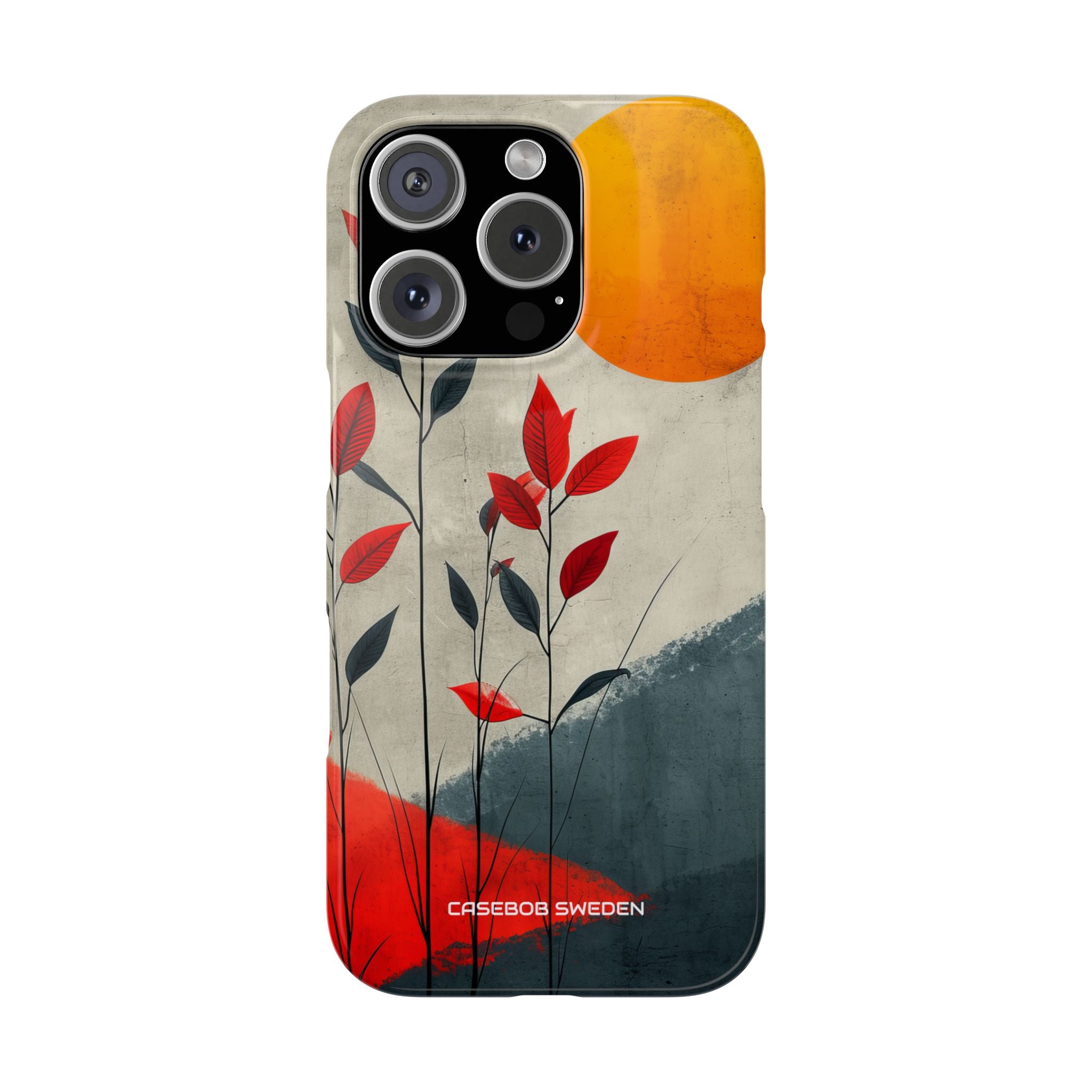 Gray Sunscape - Slim iPhone 16 Phone Case