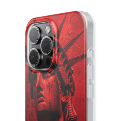 Zen Red Liberty Vision iPhone 15 - Flexi Phone Case