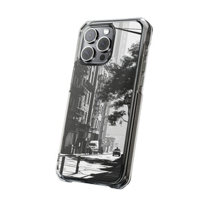 Urban Serenity - Phone Case for iPhone (Clear Impact - Magnetic)