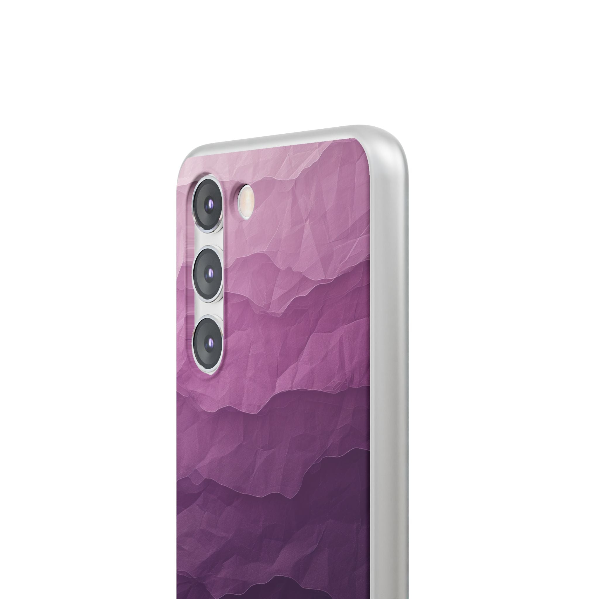 Purple Wave Layers Samsung S23 Case - Soft