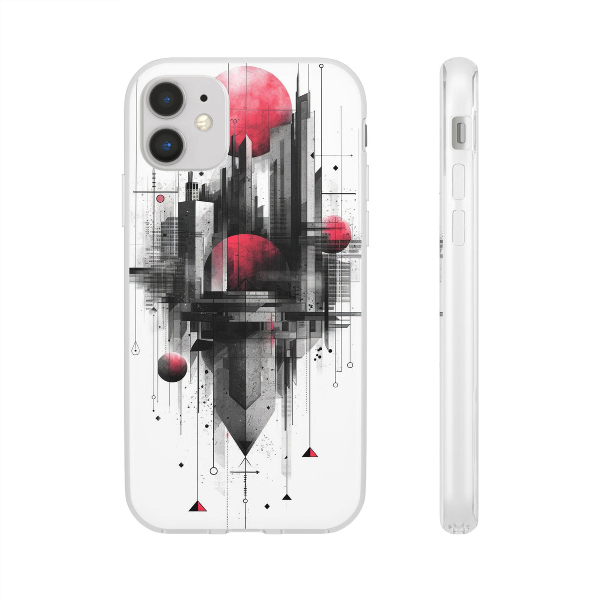 Cyber Gridscape | Flexible Phone Case for iPhone