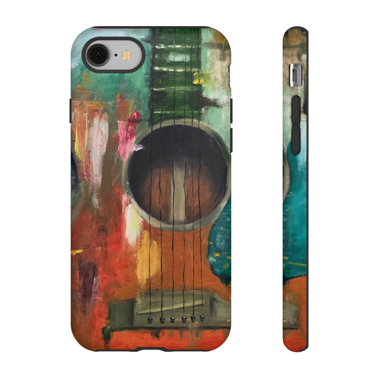 Oil painting - Guitar - Protective Phone Case