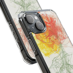 Fiery Blossom - Phone Case for iPhone (Clear Impact - Magnetic)