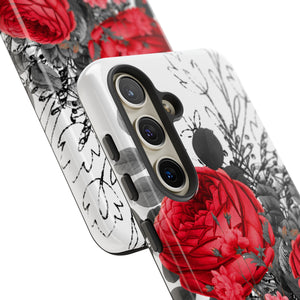 Roclops Gothic Flower - Protective Phone Case