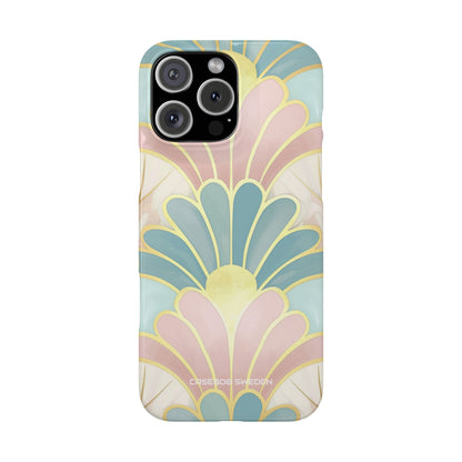 Pastel Deco Elegance - Slim iPhone 16 Phone Case