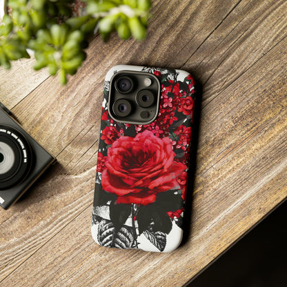 Rola Rose Gothic Flower - Protective Phone Case