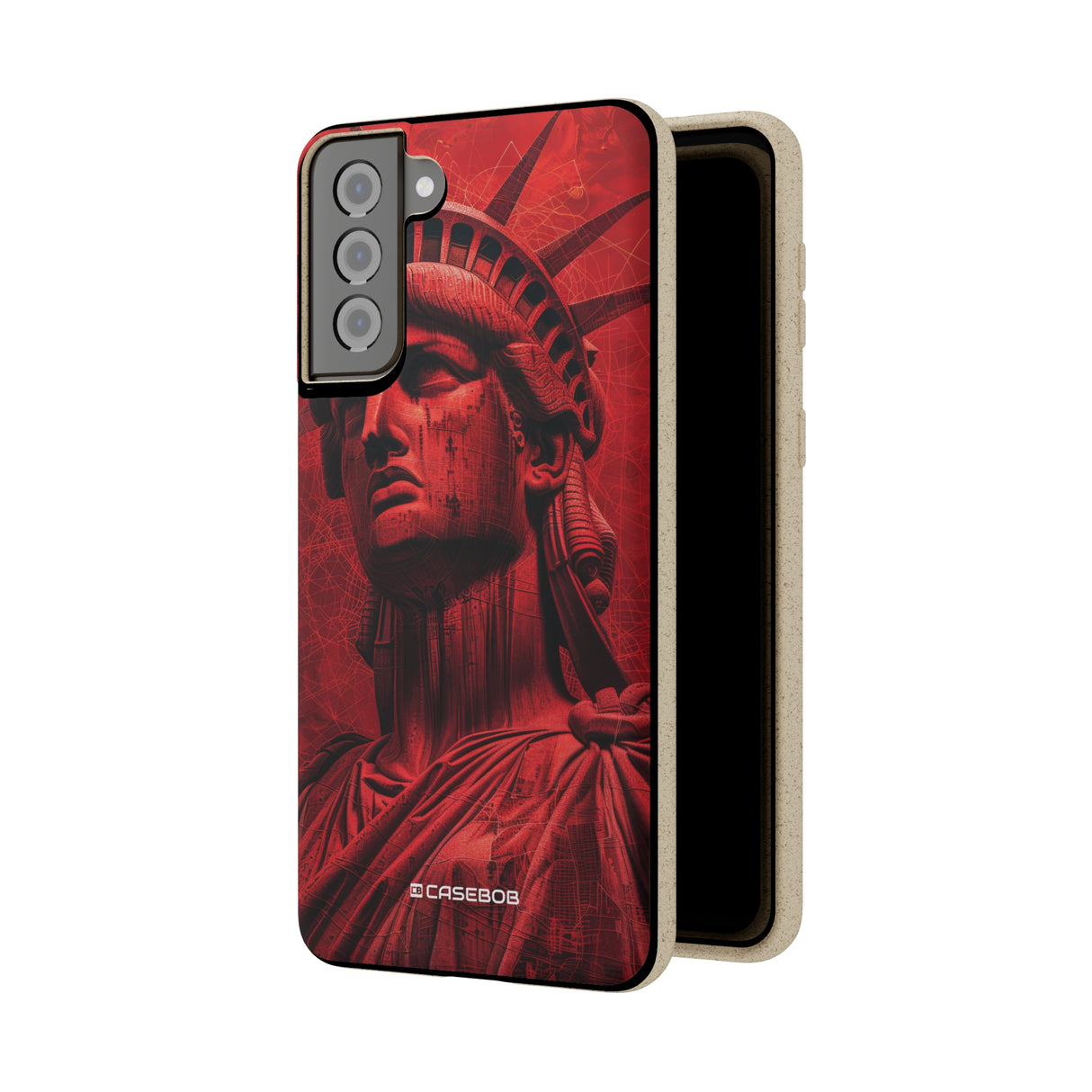 Red Liberty Revolution | Biodegradable Phone Case