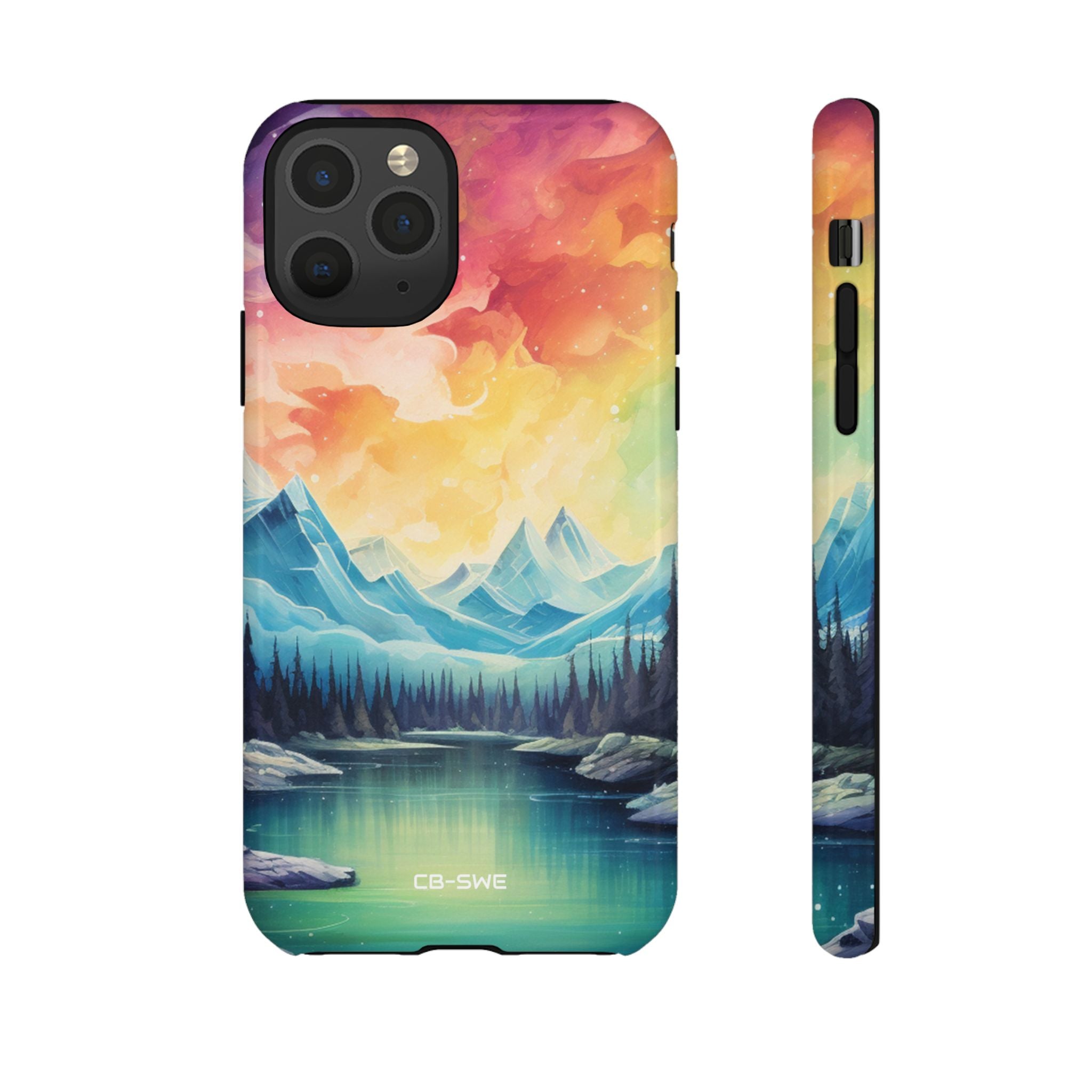 Mystical Mountain Sunset - iPhone Case