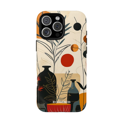 Warm Earth: Abstract Botanical Harmony - for iPhone 16