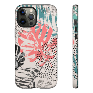 Rough Grunge Tropical - Protective Phone Case