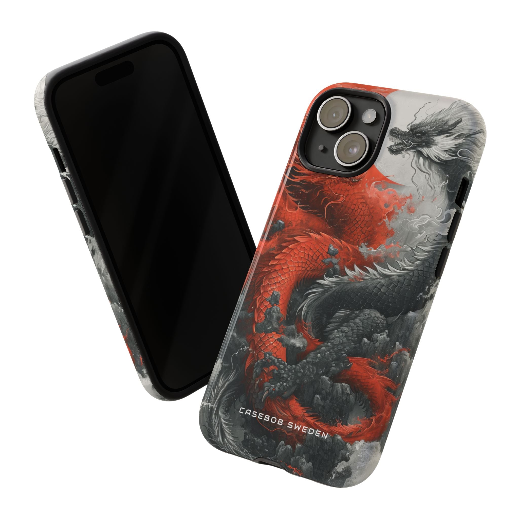 Zen Dragon Harmony iPhone 15 - Tough Phone Case