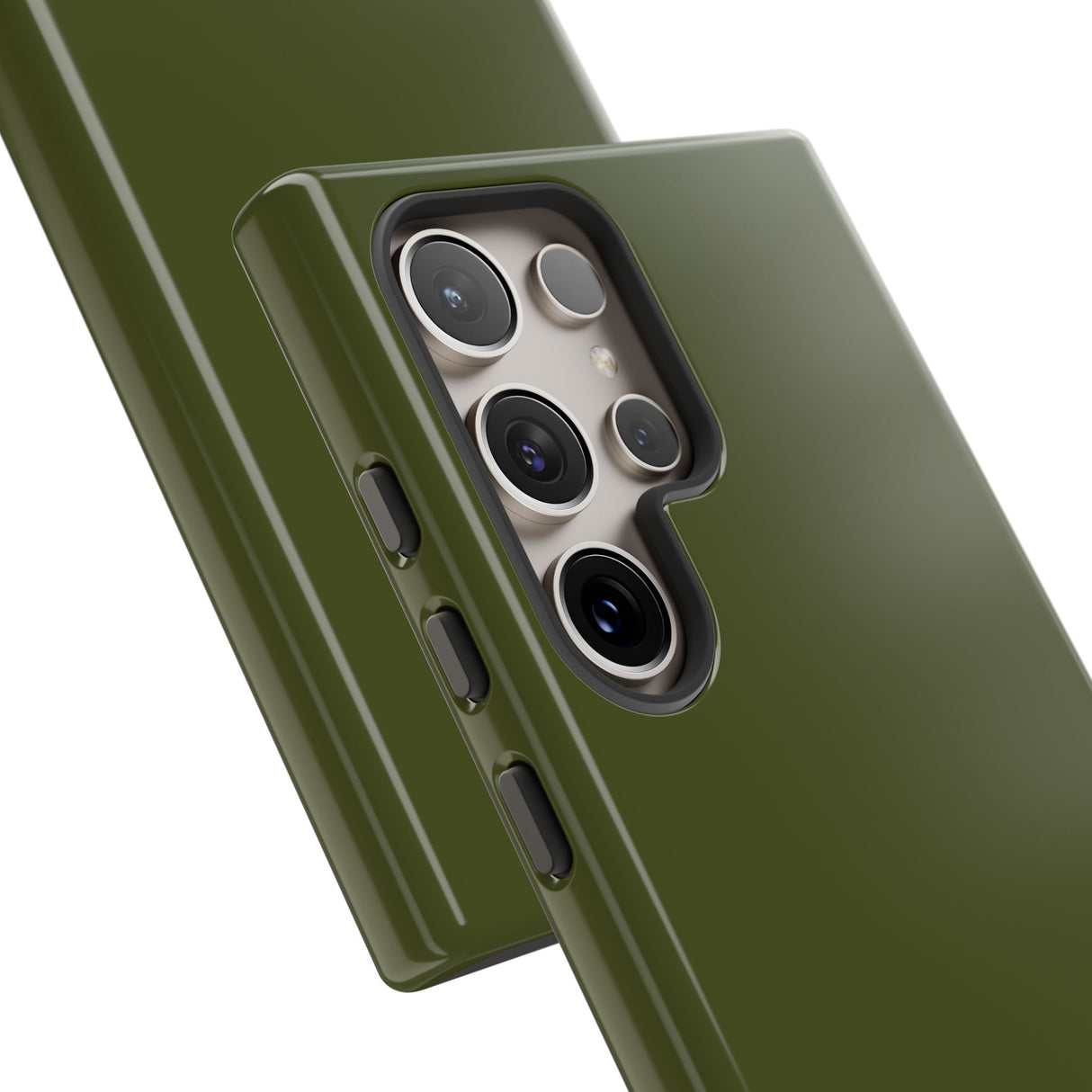 Olive Echoes: Minimalist Serenity - For Samsung S24