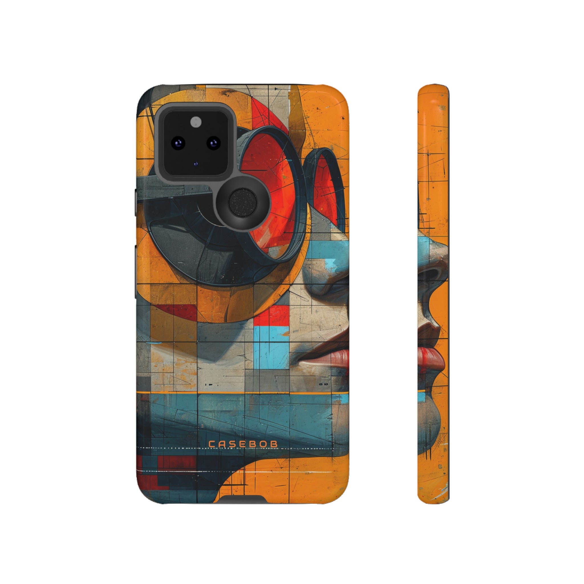 Cartoon Geometry Fusion - Protective Phone Case