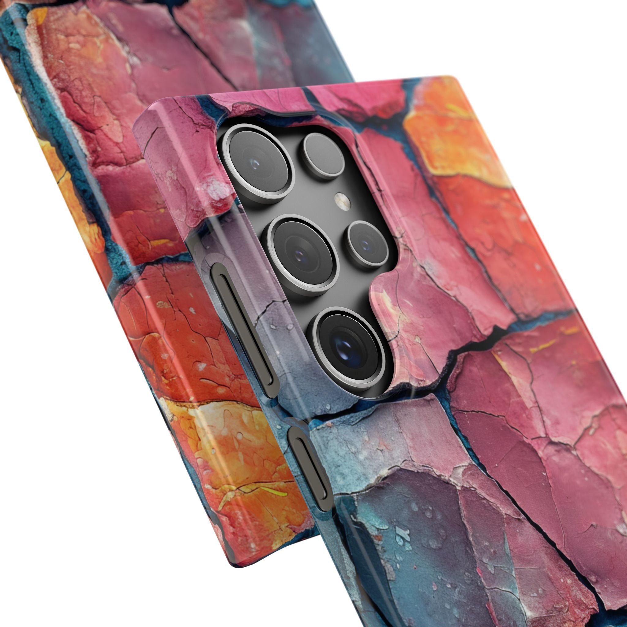 Cracked Earth Mosaic - Slim Samsung S24 Phone Case