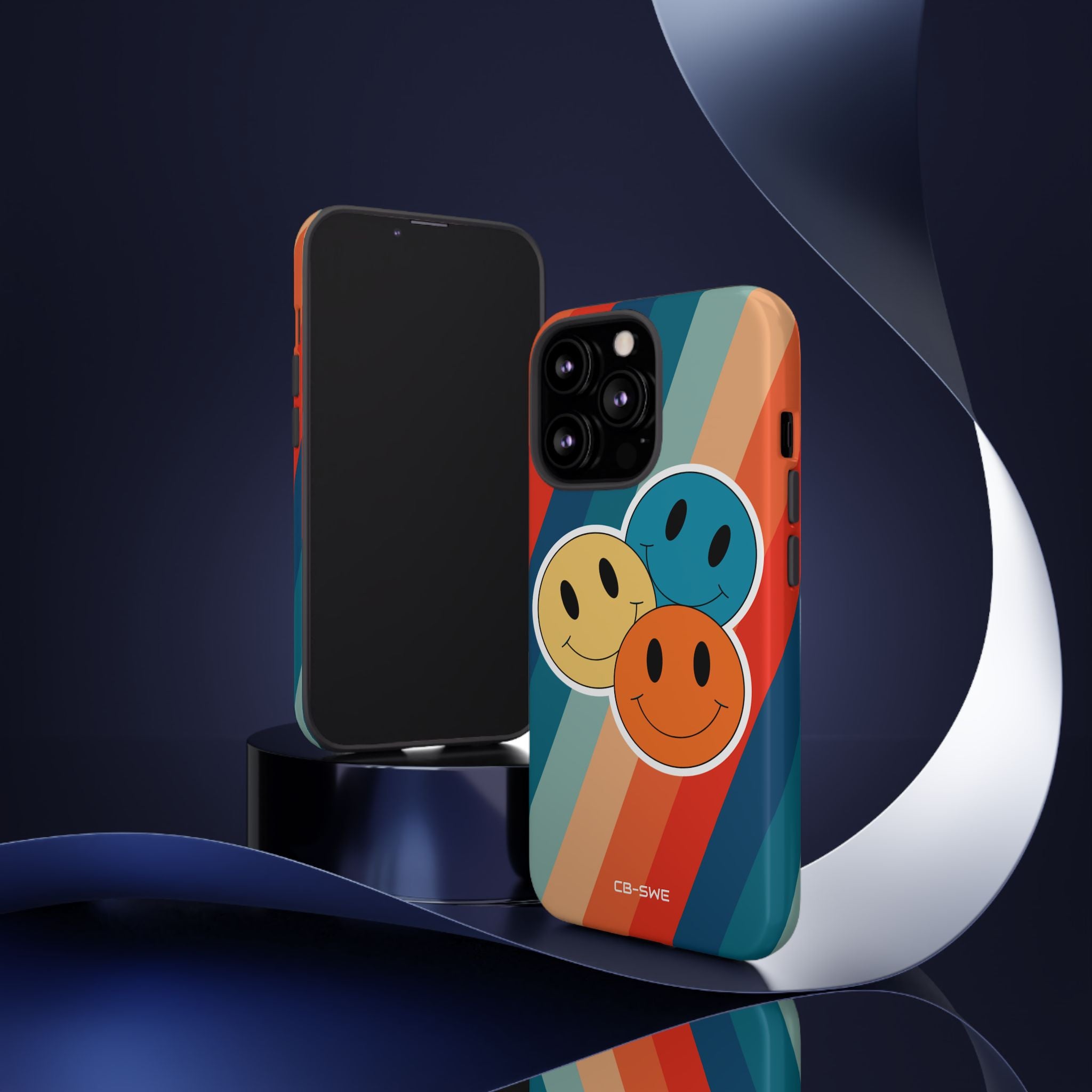 Retro Smiley Harmony - iPhone Case