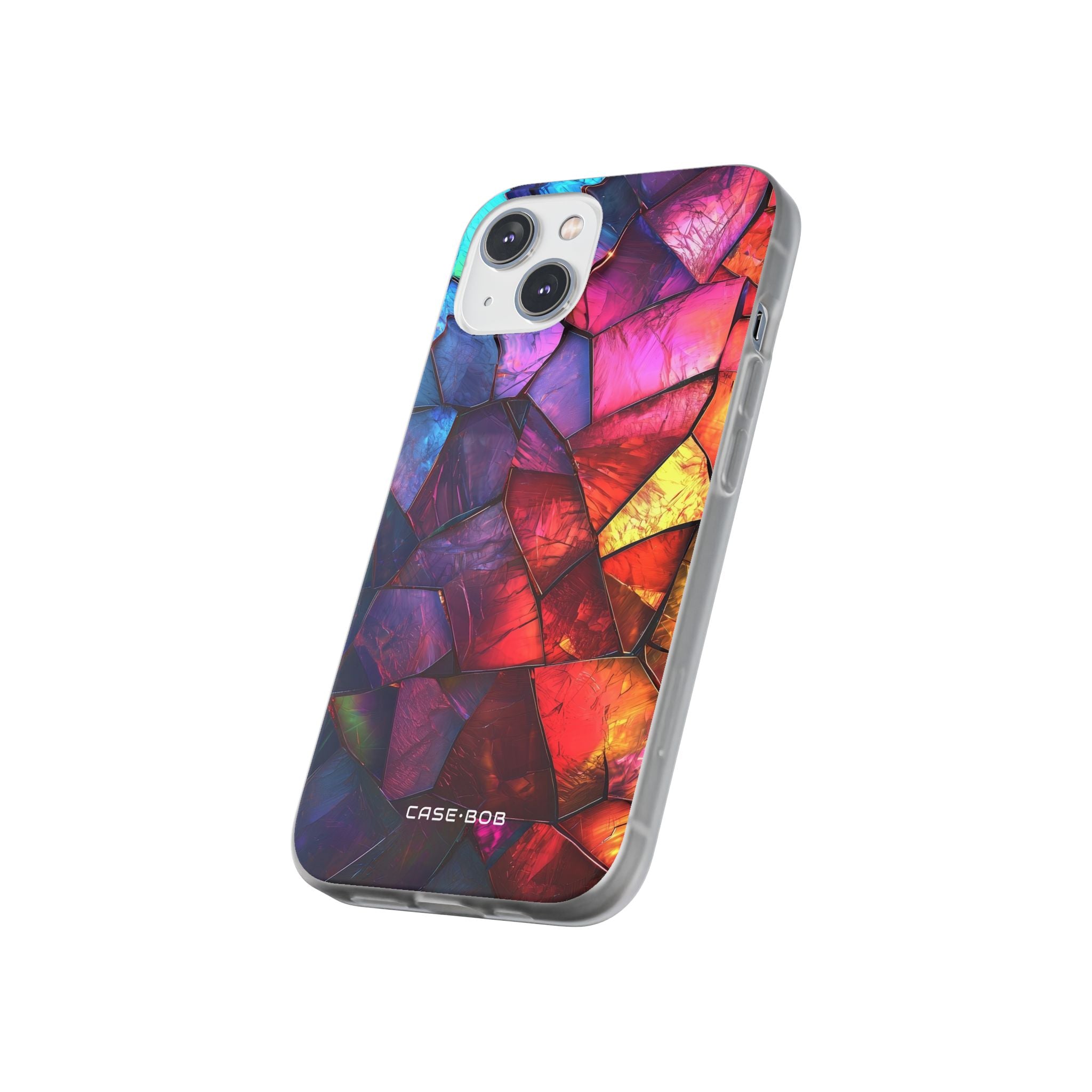 Cracked Prism iPhone 14 Case - Soft