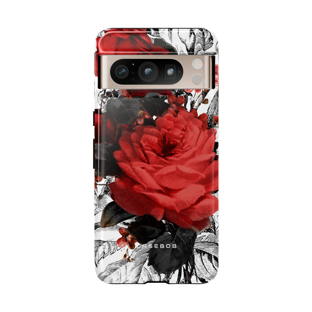 Cheruse Gothic Flower - Protective Phone Case