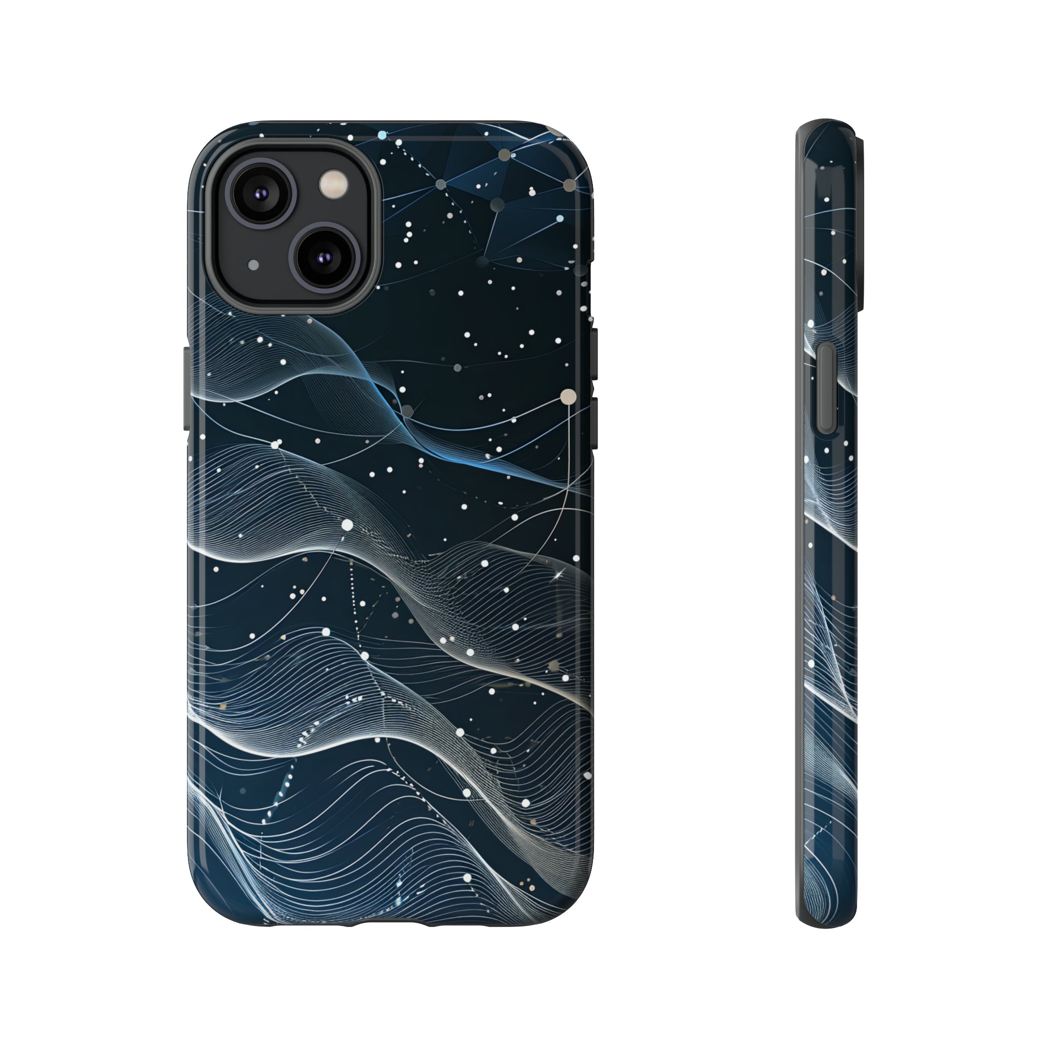 Connectivity Wave: Network Gradient - Protective Phone Case