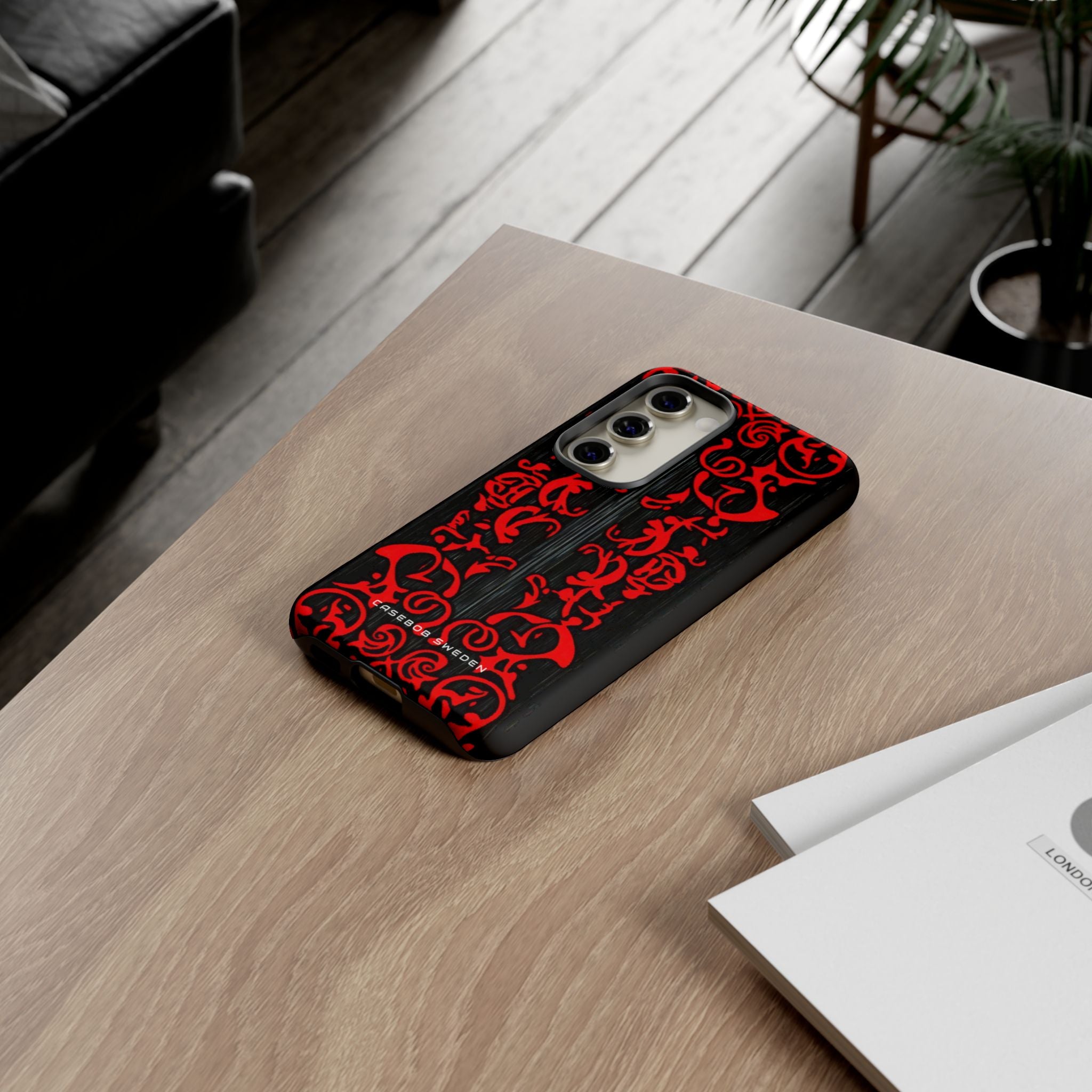 Gothic Crimson Symmetry Samsung S23 - Tough Phone Case