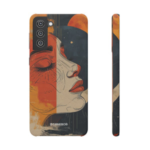 Celestial Duality | Slim Phone Case for Samsung