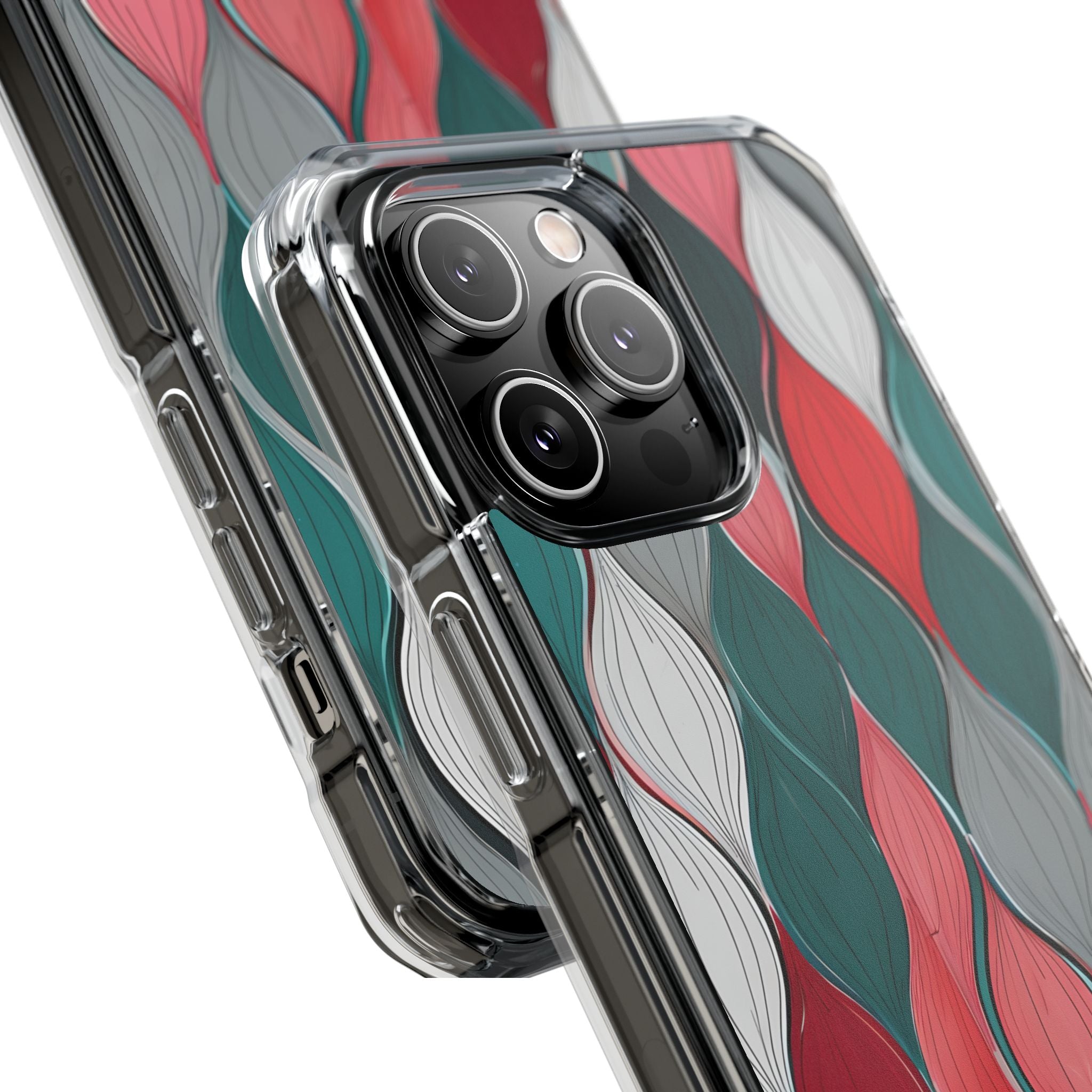 Leaf Cascade Teal iPhone 14 Pro Max Case - Impact