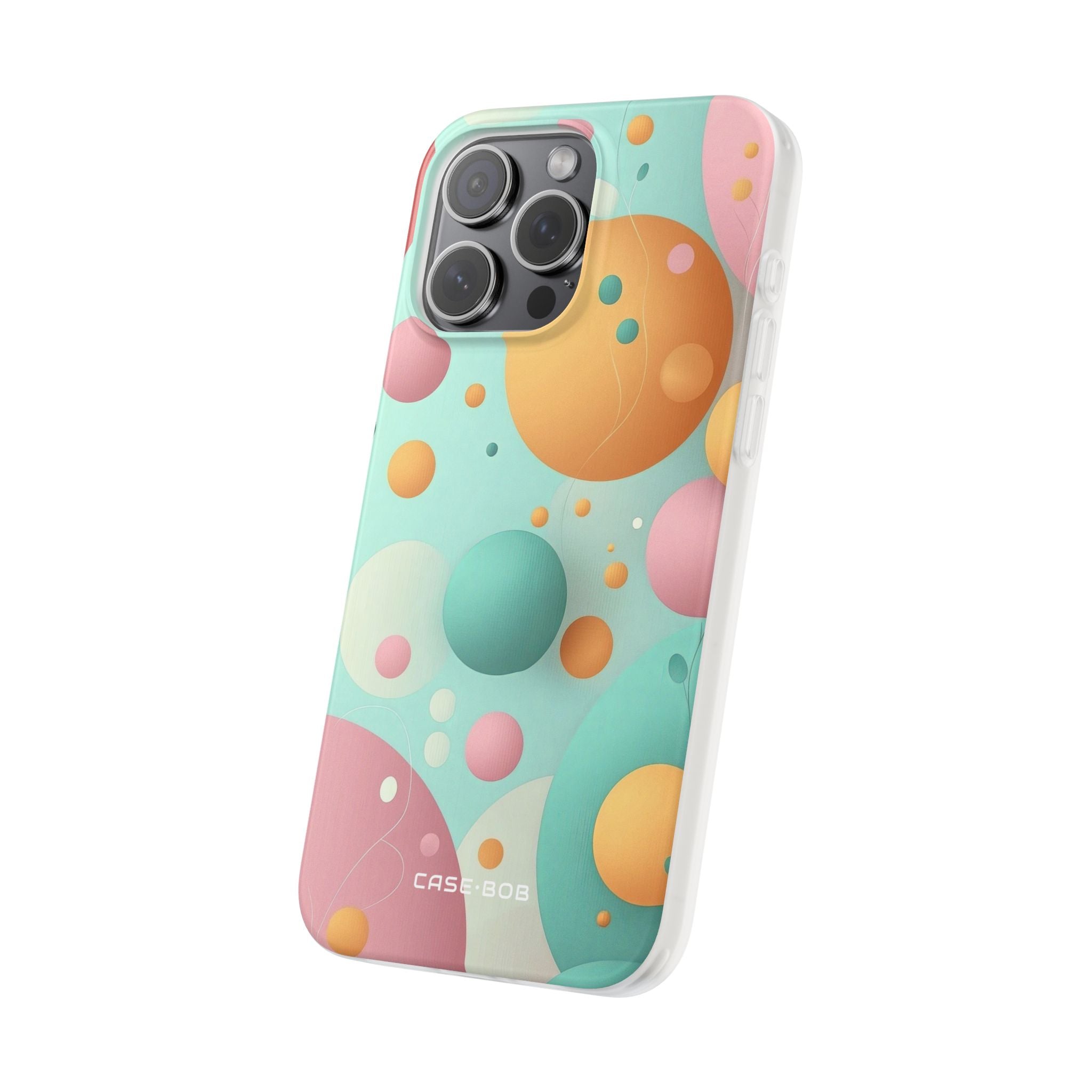 Pastel Circles iPhone 15 Pro Max Case - Soft