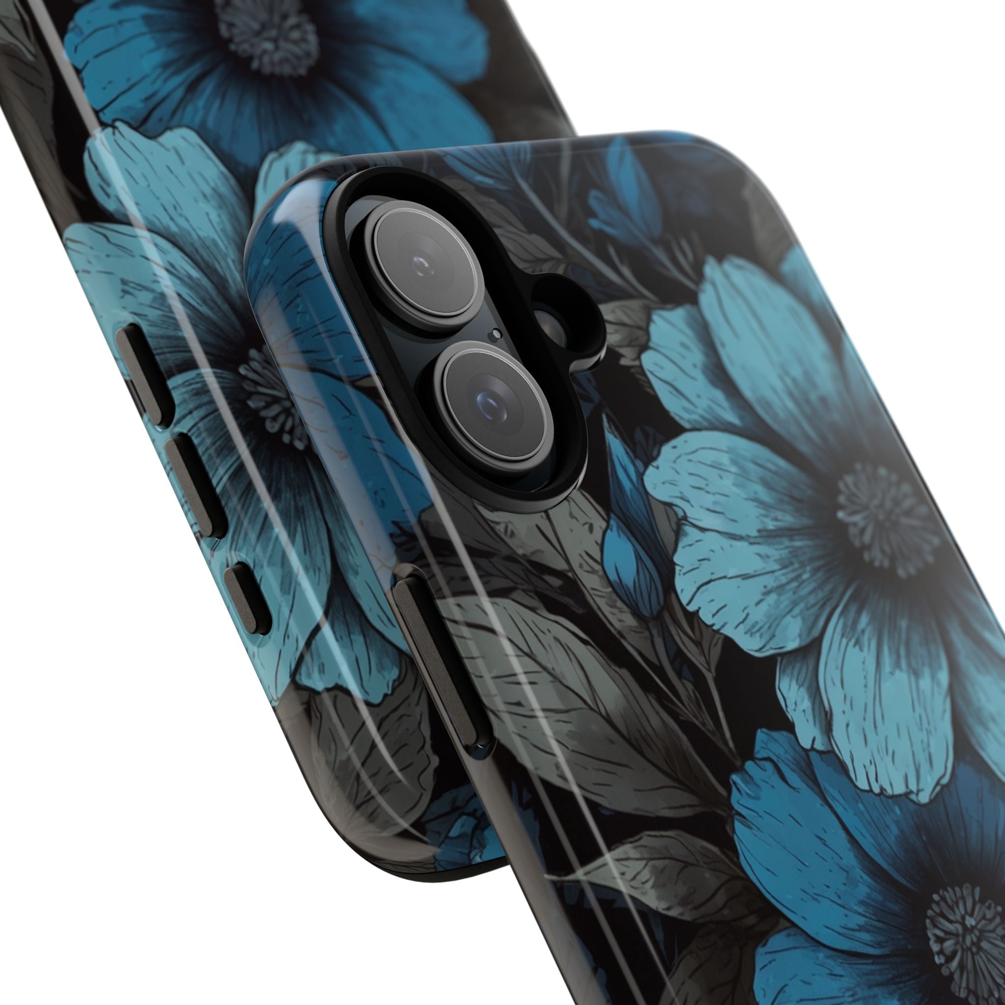 Flower Embrace Depth - iPhone Case