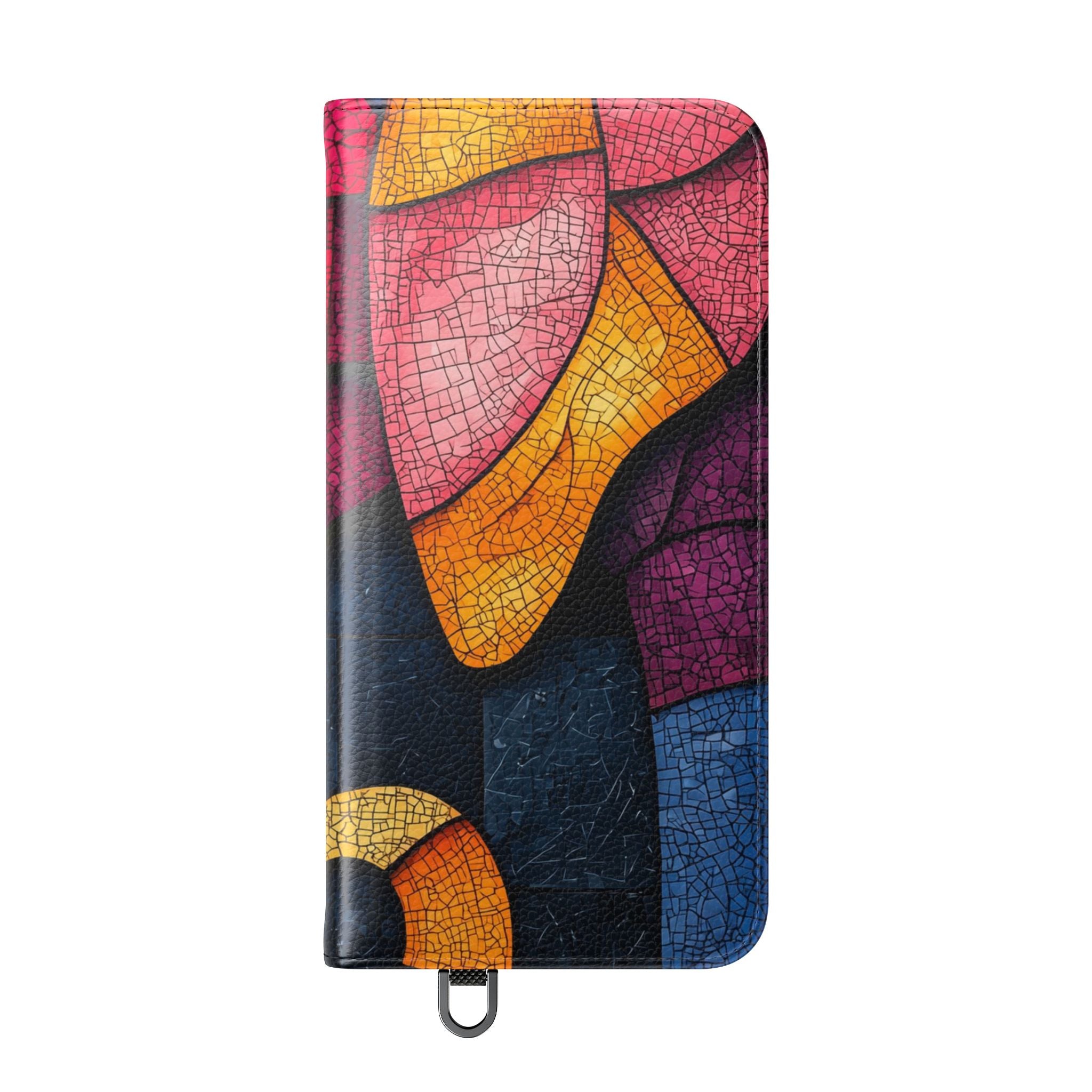 Blue Mosaic Elephant - Samsung S25+ Case - Wallet