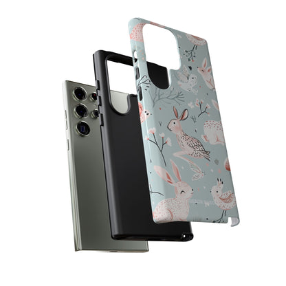 Whimsical Bunny Blossom - Tough Samsung S23 Phone Case