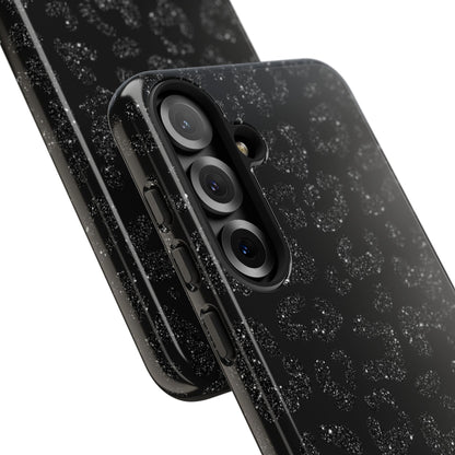 Glittery Leopard Elegance - Samsung Case