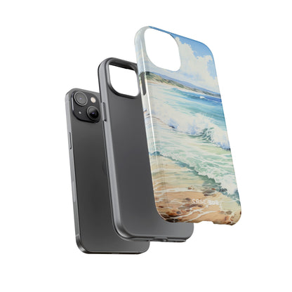 Foamy Wave Breeze iPhone 14 Plus Case - Tough