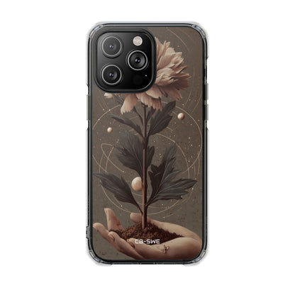 Celestial Flower Embrace iPhone Case - Impact