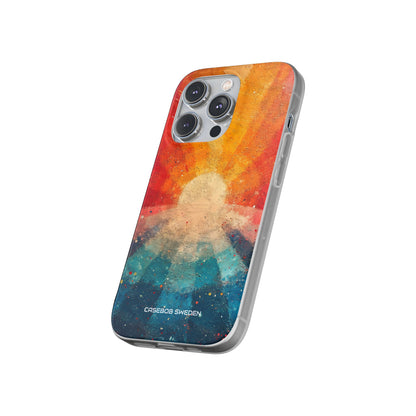 Sunburst Energy - Flexi iPhone 14 Phone Case