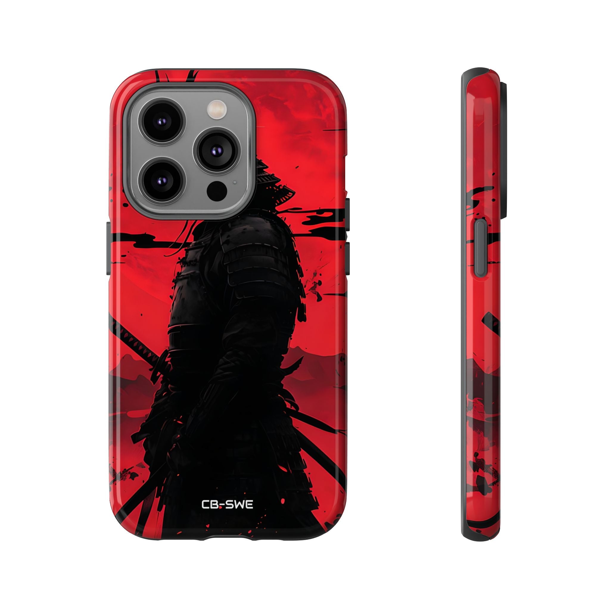 Red Samurai Shadow - iPhone Case